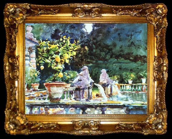 framed  John Singer Sargent Villa di Marlia, ta009-2